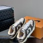 Replica Louis Vuitton X Nike Cowhide spliced sneakers