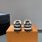 Replica Louis Vuitton X Nike Cowhide spliced sneakers