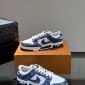 Replica Louis Vuitton X Nike Cowhide spliced sneakers