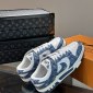 Replica Louis Vuitton X Nike Cowhide spliced sneakers