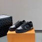 Replica Louis Vuitton X Nike Cowhide spliced sneakers