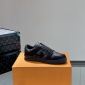 Replica Louis Vuitton X Nike Cowhide spliced sneakers