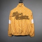 Replica Louis Vuitton - Monogram Printed Technical Track Top Golden Yellow. Size 50