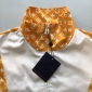 Replica Louis Vuitton - Monogram Printed Technical Track Top Golden Yellow. Size 50