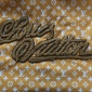 Replica Louis Vuitton - Monogram Printed Technical Track Top Golden Yellow. Size 50