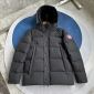 Replica Canada Goose Wyndham Parka Black Men's - US