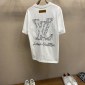 Replica Louis Vuitton - Embossed LV T-shirt White Optique. Size L0