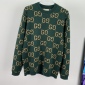 Replica GG wool jacquard jumper in Green Ready-to-wear | GUCCI® SI