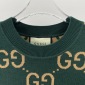 Replica GG wool jacquard jumper in Green Ready-to-wear | GUCCI® SI