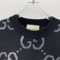 Replica GUCCI - Monogram-pattern ribbed-trim wool-blend knitted jumper | Selfridges.com