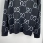 Replica GUCCI - Monogram-pattern ribbed-trim wool-blend knitted jumper | Selfridges.com