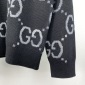 Replica GUCCI - Monogram-pattern ribbed-trim wool-blend knitted jumper | Selfridges.com