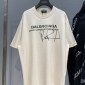 Replica Balenciaga T-Shirt Printed in Cream