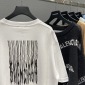 Replica Balenciaga T-Shirt Printed in White