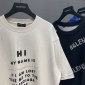 Replica Balenciaga T-Shirt Hi My Name Is Wide Fit