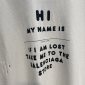 Replica Balenciaga T-Shirt Hi My Name Is Wide Fit