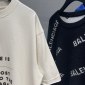 Replica Balenciaga T-Shirt Hi My Name Is Wide Fit