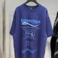 Replica Balenciaga T-Shirt Dry Cleaning Boxy in Blue