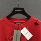 Replica Balenciaga T-Shirt Destroyed Flatground