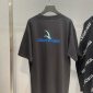 Replica Balenciaga T-Shirt Printed in Black