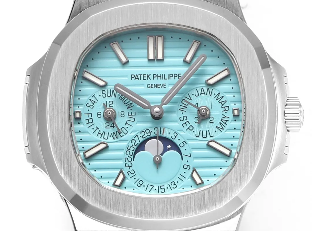 Patek Philippe ナ Utilus 5740/1G-001 ブルー 複雑時計 - 画像 (3)