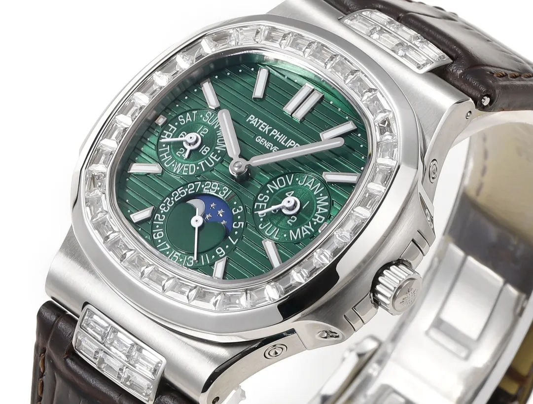 Patek Philippe Green Nautilus Watch - Image 5