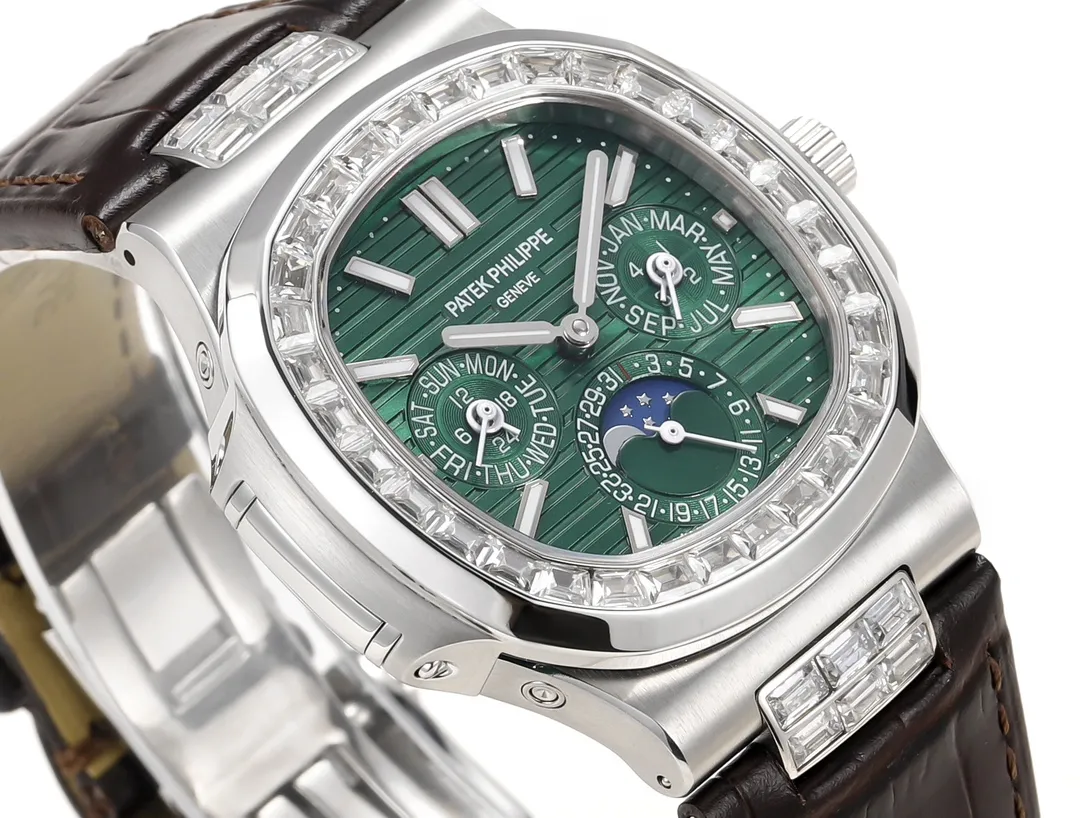 Patek Philippe Green Nautilus Watch - Image 6