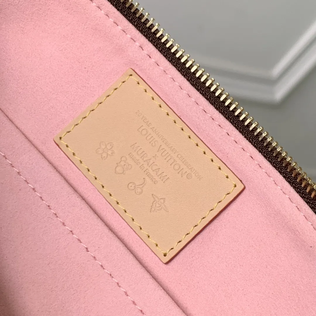 Louis Vuitton パピヨン バッグ ピンク 桜柄 - 画像 (9)