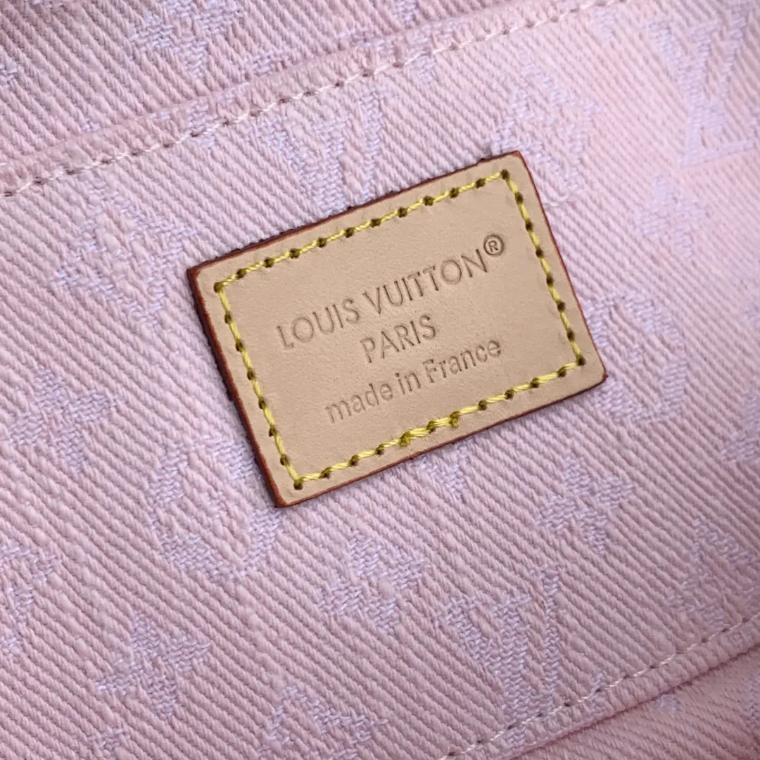 Louis Vuitton ピンク Monogram Denim 化粧ポーチ - 画像 (9)