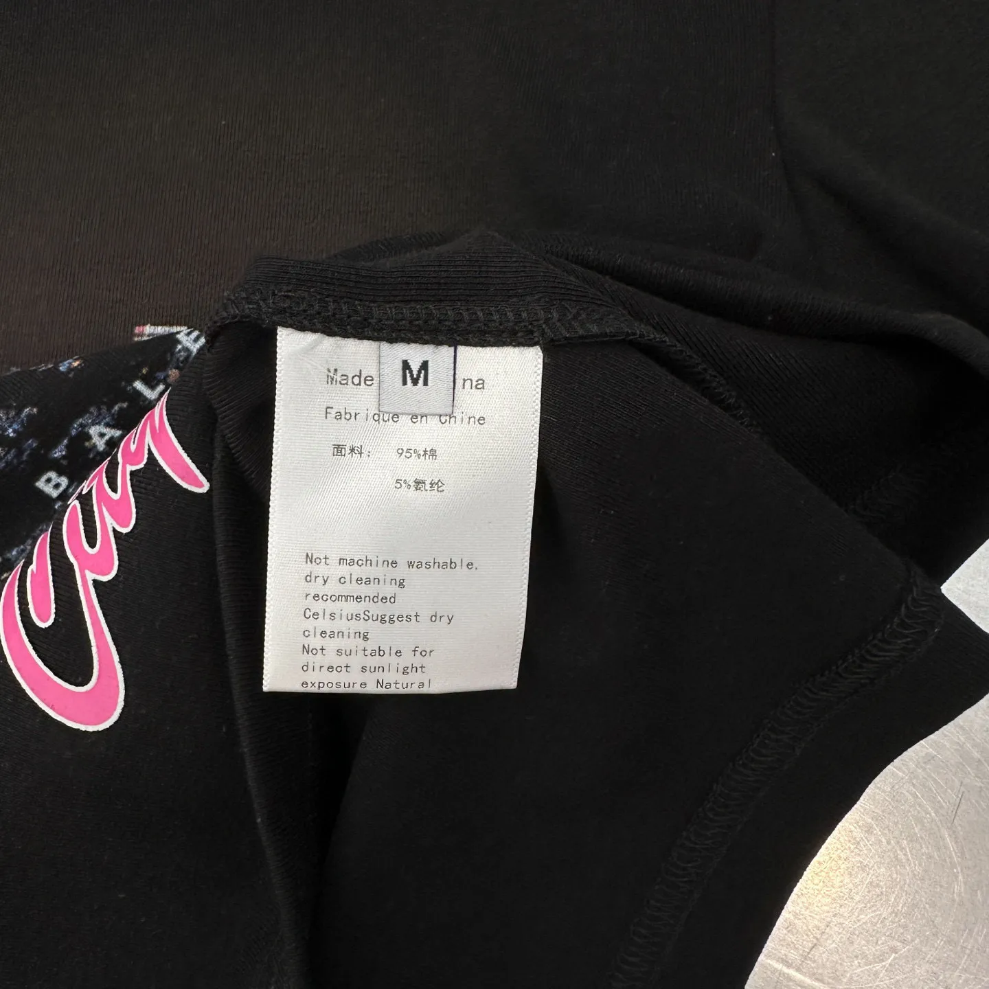 パリ新作黒半袖TシャツプリントSMLサイズ - 画像 (10)