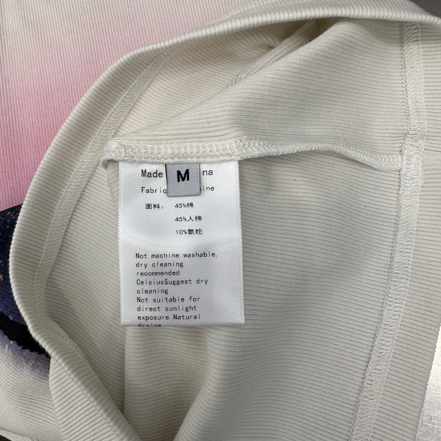 パリ新作ベスト白ウォッシュ加工プリント - 画像 (10)