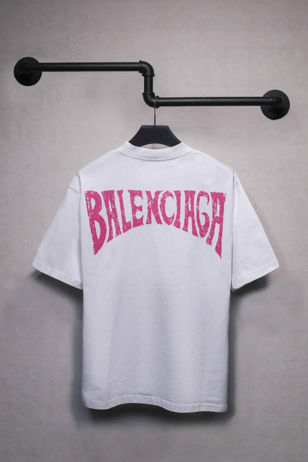BALENCIAGA新作白プリント半袖Tシャツ - 画像 (3)