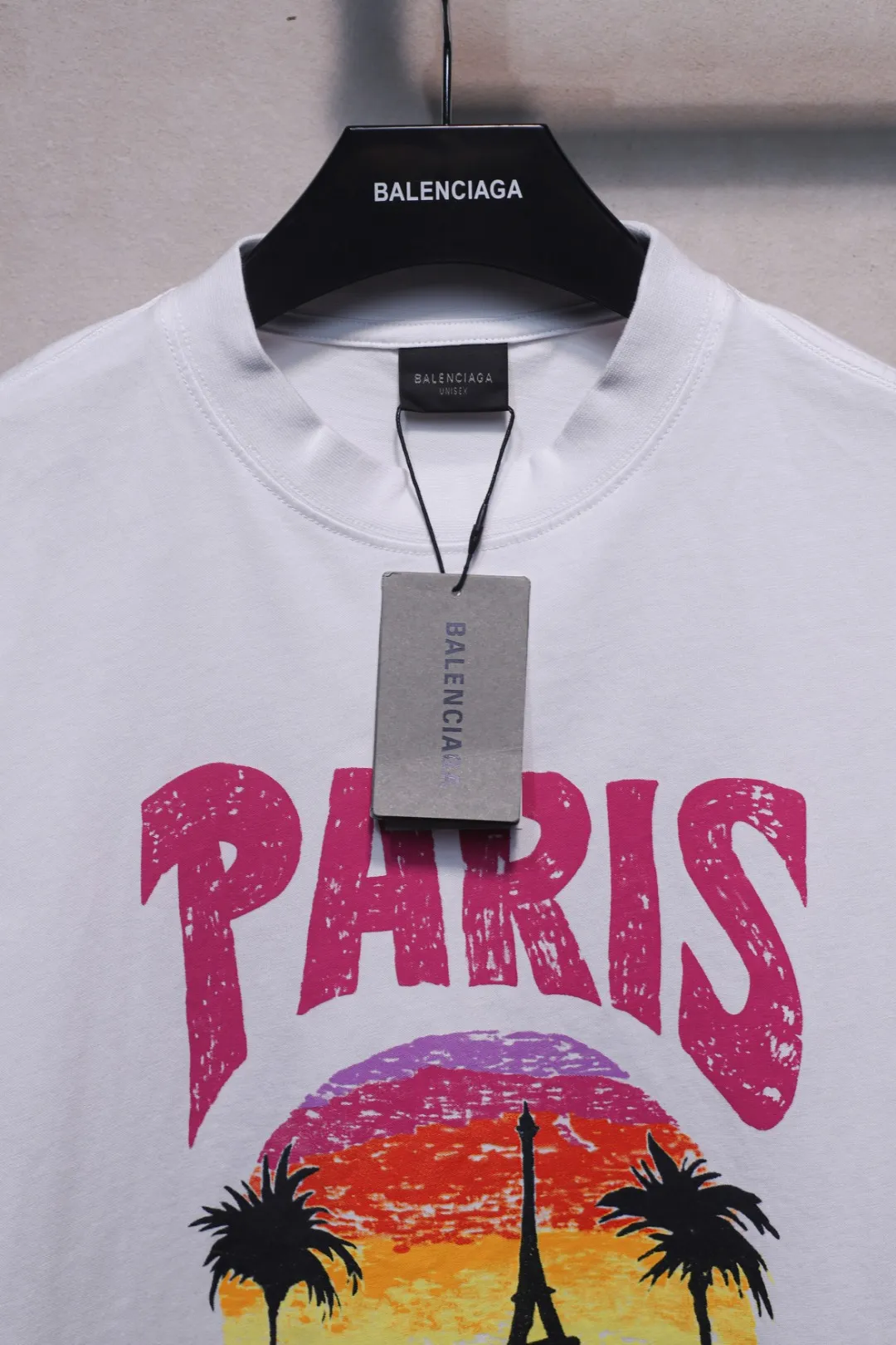 BALENCIAGA新作白プリント半袖Tシャツ - 画像 (7)