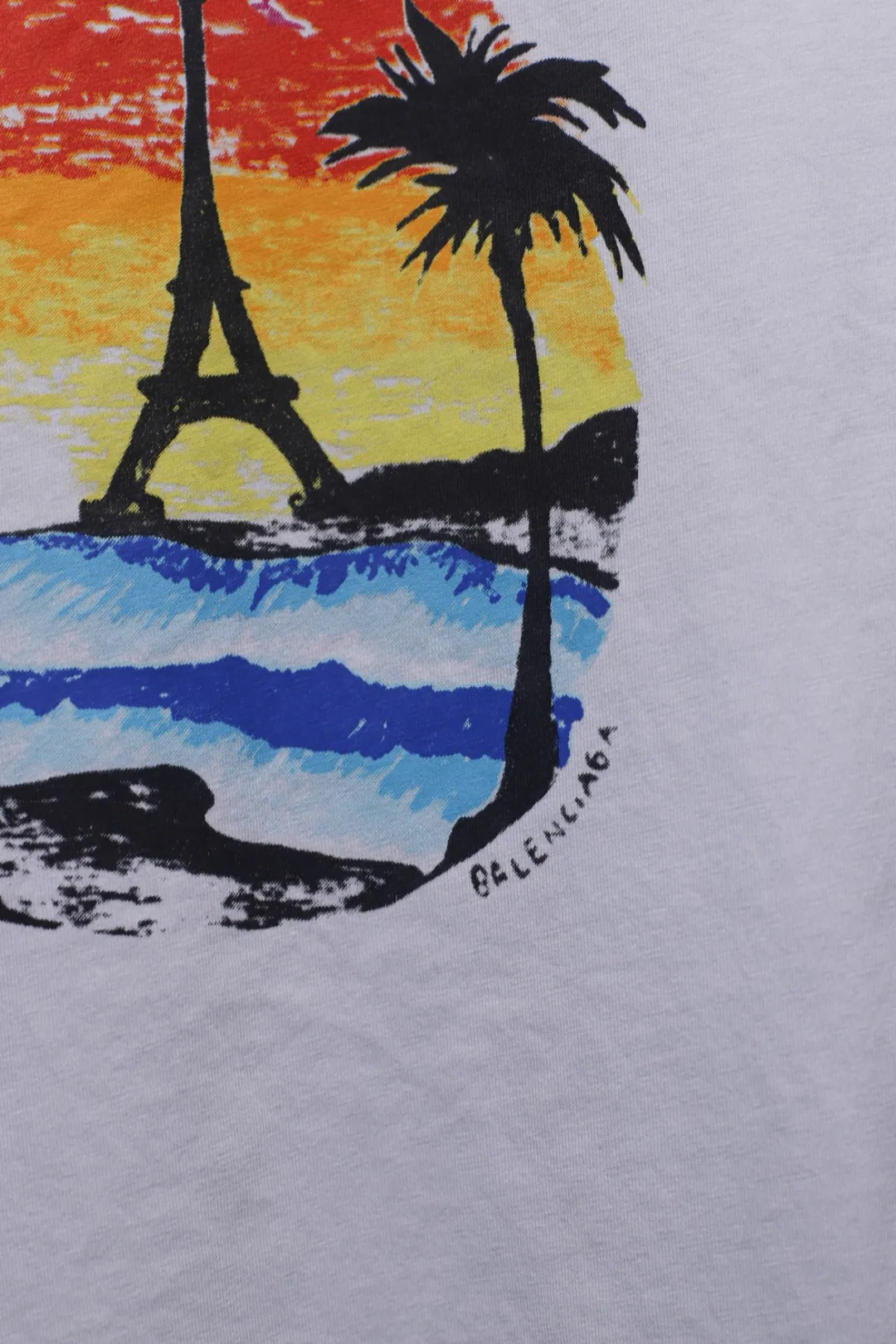 BALENCIAGA新作白プリント半袖Tシャツ - 画像 (9)