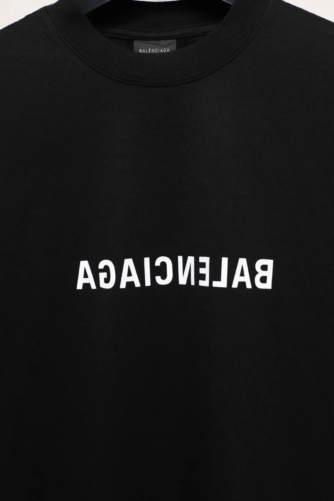 BALENCIAGA黒半袖Tシャツ新作アルファベット - 画像 (9)
