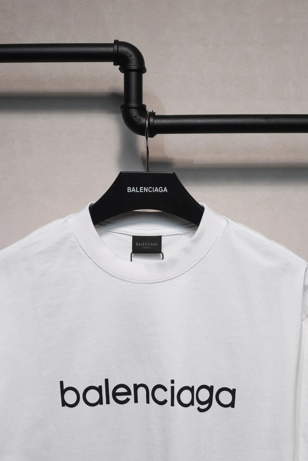 BALENCIAGA新作白プリント半袖Tシャツ - 画像 (4)