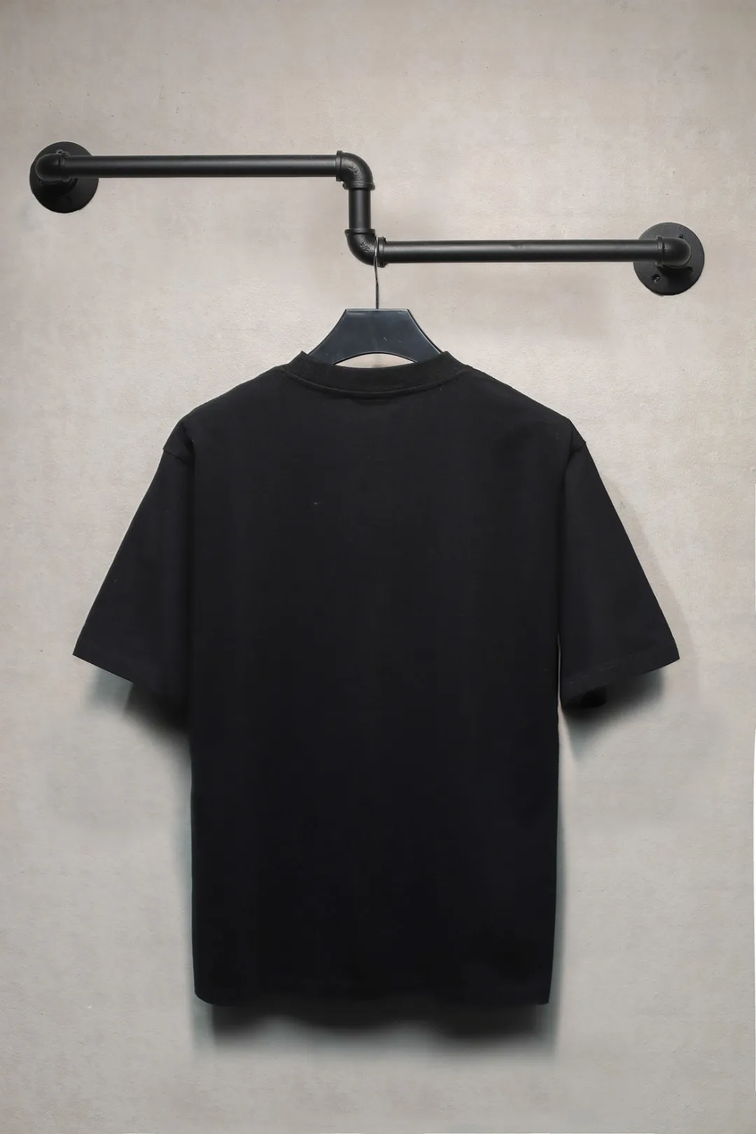 BALENCIAGA黒アルファベット半袖Tシャツ - 画像 (3)