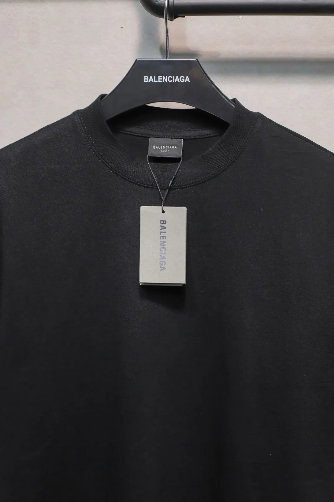 BALENCIAGA 黒 ロゴTシャツ 24ss新作 - 画像 (7)