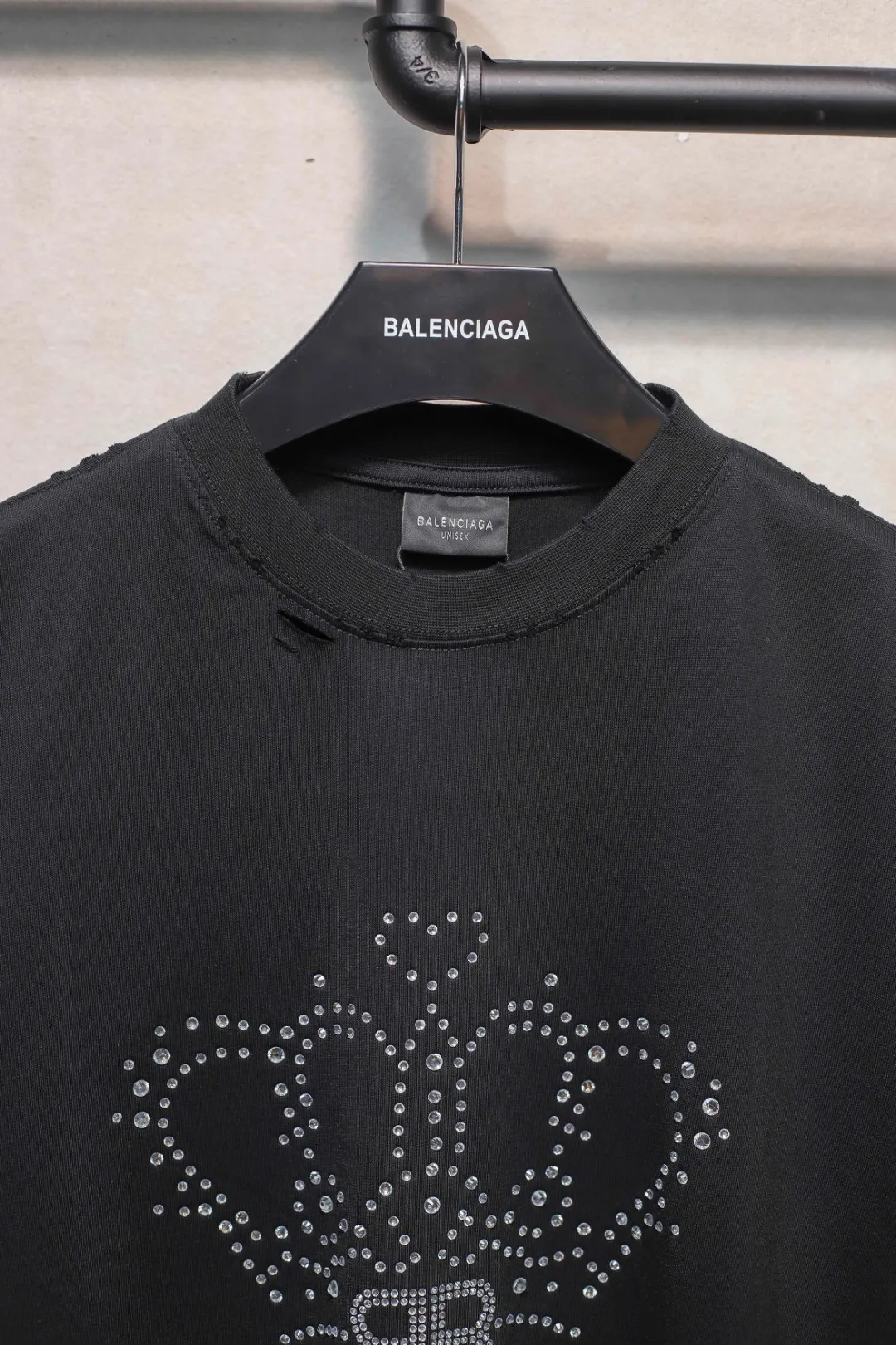 BALENCIAGA黒ロゴTシャツ - 画像 (4)