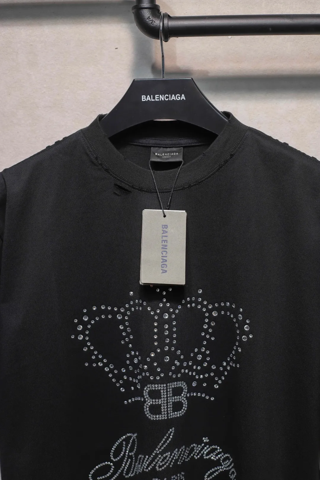 BALENCIAGA黒ロゴTシャツ - 画像 (7)