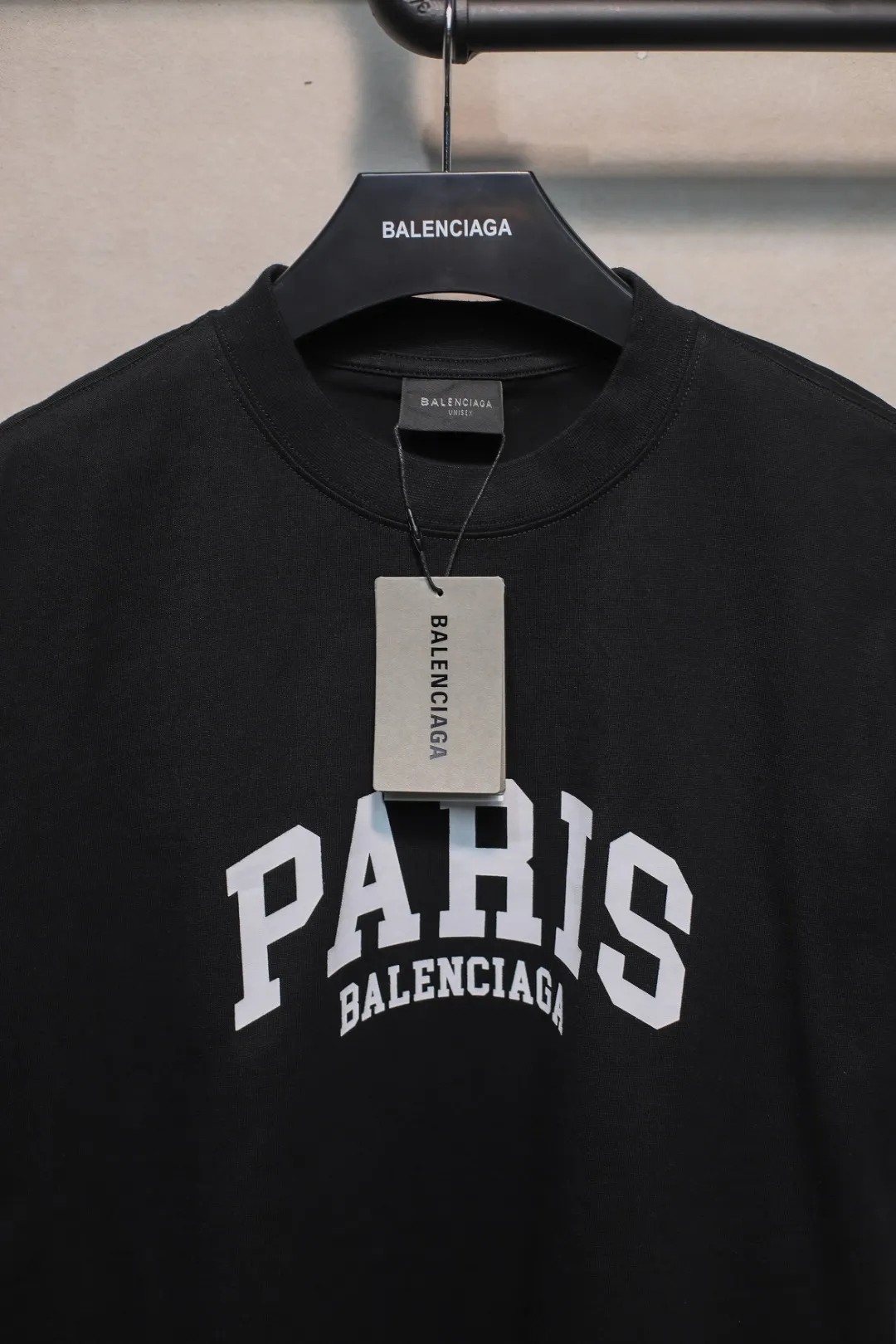 BALENCIAGA パリ黒Tシャツワイドスタイル - 画像 (5)