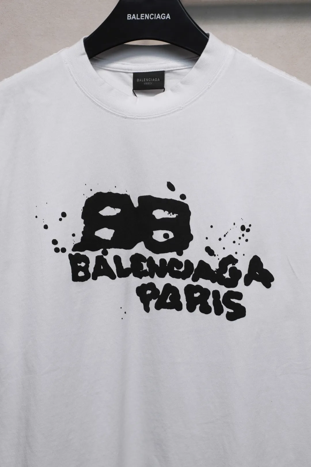 BALENCIAGA新作黒プリント半袖Tシャツ - 画像 (7)