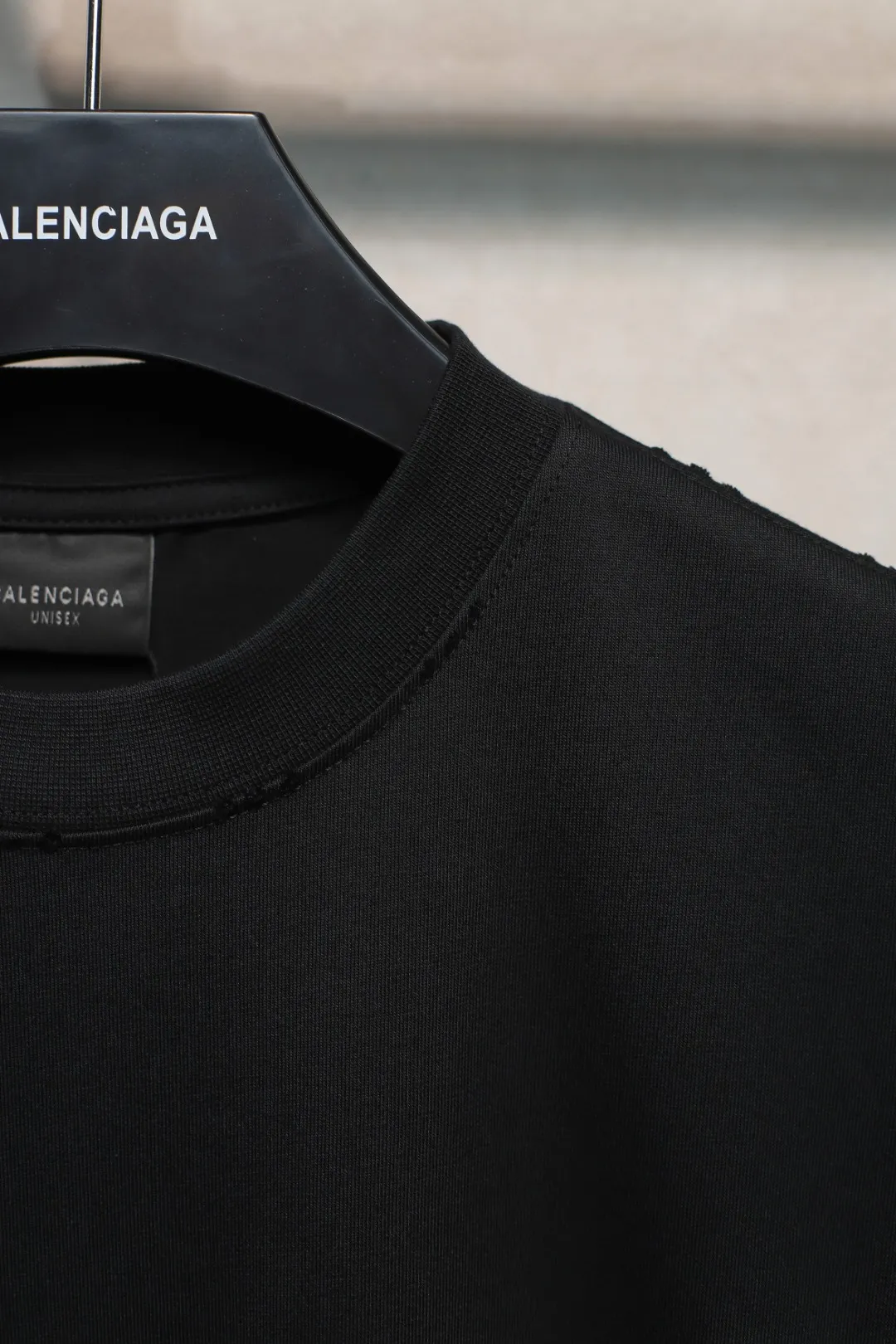 BALENCIAGA新作黒反アルファベット半袖Tシャツ - 画像 (9)