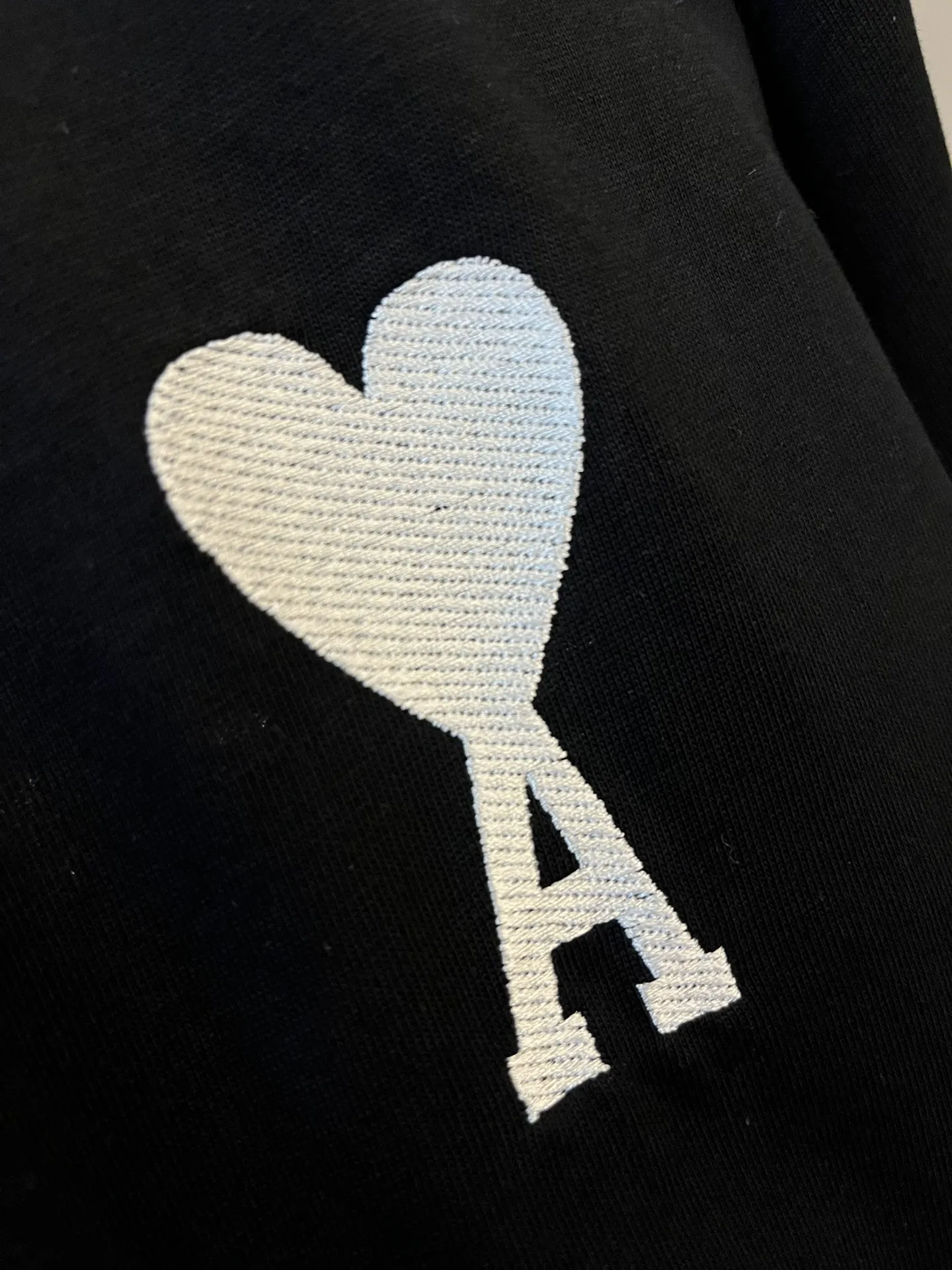 AMI新作黒半袖Tシャツマカロンカラー - 画像 (8)