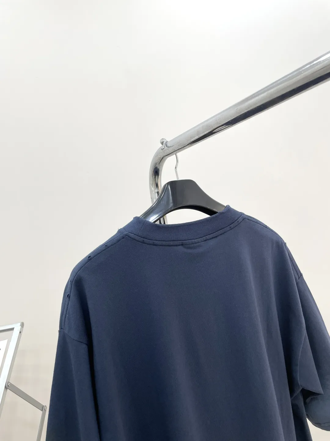 BALENCIAGAネイビーブループリント半袖Tシャツ - 画像 (8)