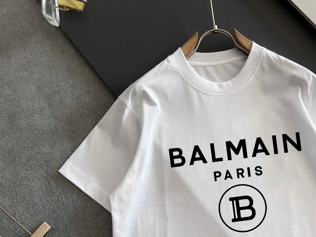 BALMAIN PARIS 新作白黒半袖Tシャツ - 画像 (3)