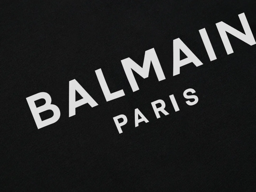 BALMAIN PARIS新作黒半袖Tシャツ - 画像 (3)