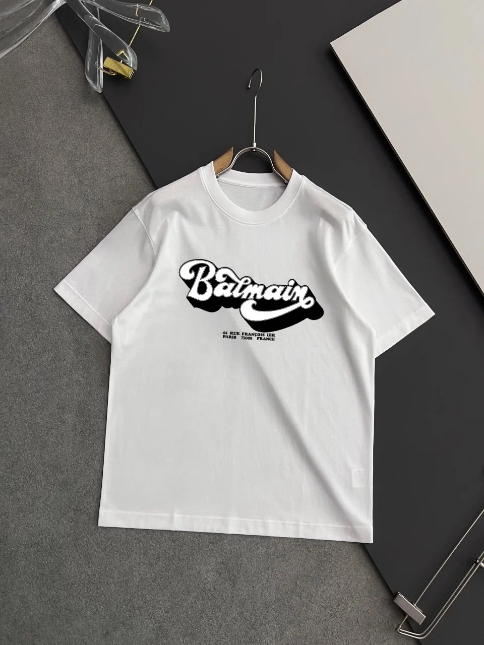 Pierre Balmain新作黒半袖Tシャツ - 画像 (5)