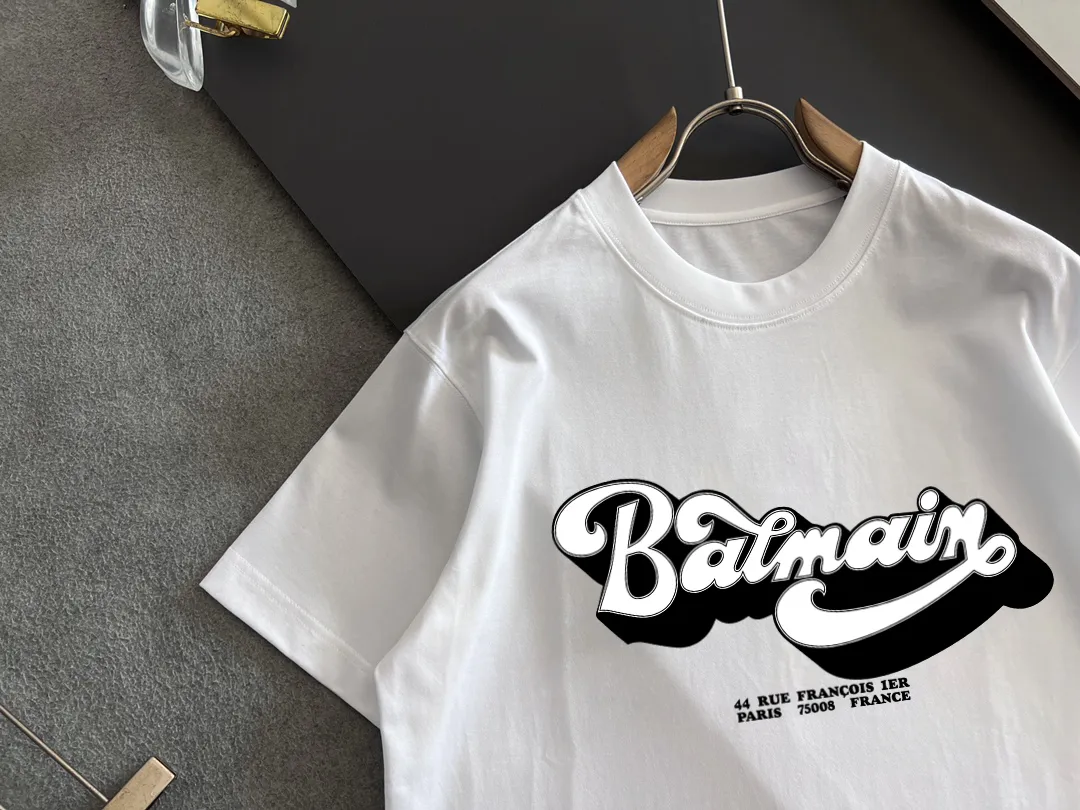 Pierre Balmain新作黒半袖Tシャツ - 画像 (6)