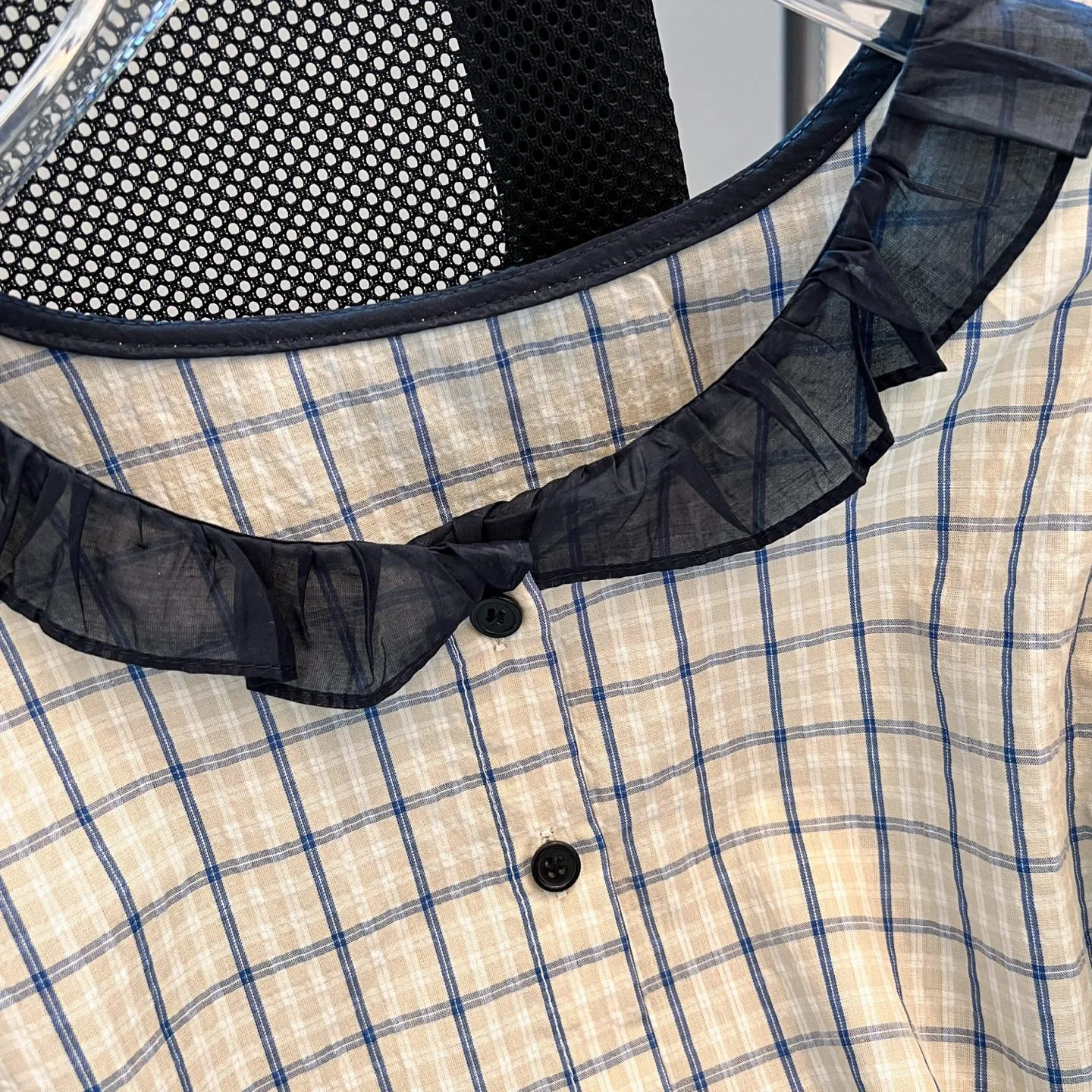 バーバリーピンク格子柄ドールカラートップス - 画像 (6)